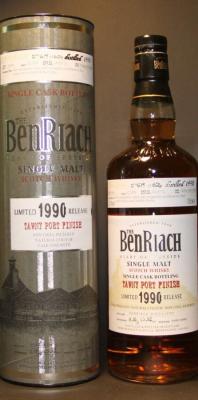 BenRiach 1990 Single Cask Bottling Virgin Oak Hogshead #5618 malt-whisky.ch Shop Chur 50.6% 700ml