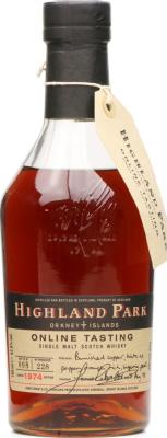 Highland Park 1974 Online Tasting 52.6% 700ml