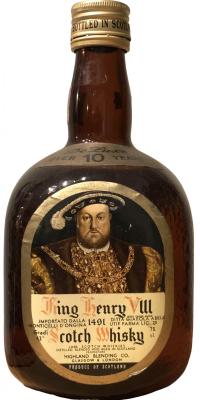 King Henry VIII 10yo De Luxe Scotch Whisky Importato Dalla Ditta Giarola Abele 43% 750ml