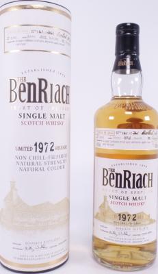 BenRiach 1972 Single Cask Bottling Batch 2 #4043 49% 700ml