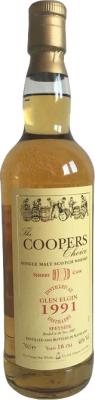 Glen Elgin 1991 VM The Cooper's Choice 16yo Sherry Cask #6009 46% 700ml