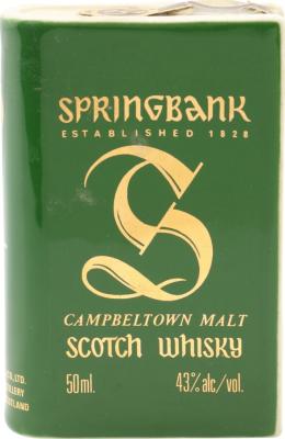 Springbank 8yo Ceramic Book Vol. I 43% 50ml