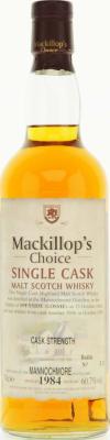 Mannochmore 1984 McC Single Cask #3696 60.7% 700ml