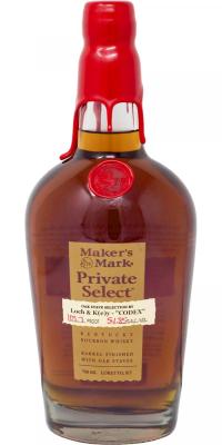 Maker's Mark Private Select Codex New American Oak Barrel 54.85% 750ml