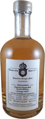 Glenrothes 2007 WCR Club Filling #10765 62.2% 700ml