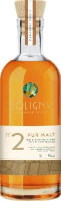 Soligny No 2 Pur Malt Futs de Chene Francais 46% 700ml