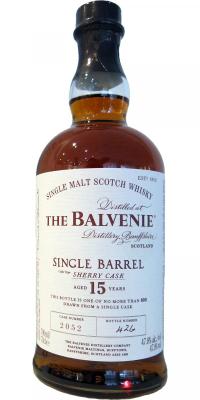 Balvenie 15yo Single Barrel Sherry Cask #2052 47.8% 700ml