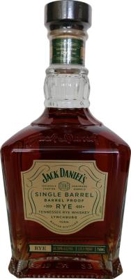 Jack Daniel's Single Barrel Barrel Proof Rye 64.5% 750ml