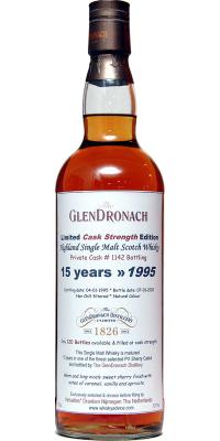 Glendronach 1995 Pedro Ximinez Sherry #1142 Versailles Dranken Nijmegen 57.1% 700ml