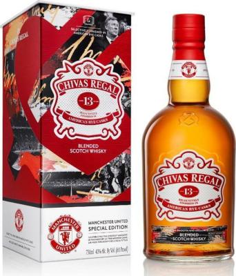 Chivas Regal Manchester United SE 13yo American Rye Cask Finish 40% 750ml