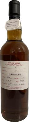 Hazelburn 2008 Duty Paid Sample For Trade Purposes Only Fresh Sherry 55.2% 700ml