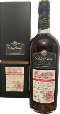 Chieftain's 1996 IM Interwhisky 2009 Highland Sherry Hogshead #2661 52.7% 700ml