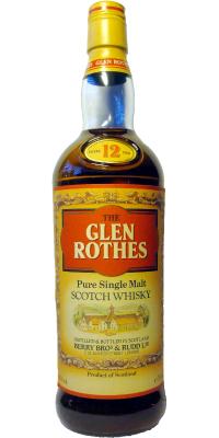 Glenrothes 12yo BR Pure Single Malt Eggers und Franke Bremen 43% 750ml