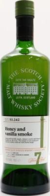 Caol Ila 2010 SMWS 53.242 Honey and vanilla smoke Refill Ex-Bourbon Hogshead 58.4% 700ml