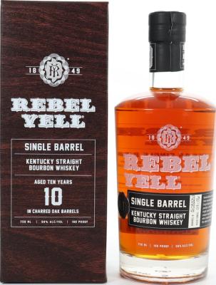 Rebel Yell 2006 Single Barrel 10yo Charred Oak #5008680 50% 750ml