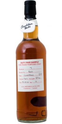 Longrow 2000 Duty Paid Sample For Trade Purposes Only Fresh Port Rotation 500 57% 700ml