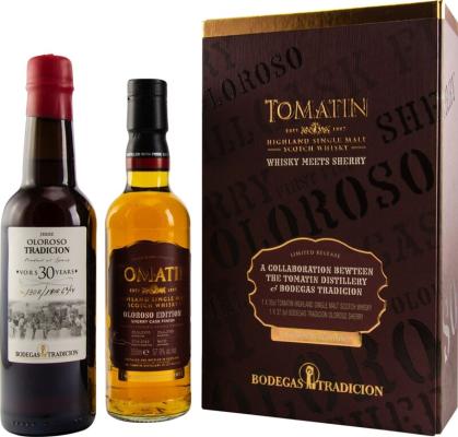 Tomatin 2000 Oloroso Edition 2 Bottles SET #36132 57.9% 350ml