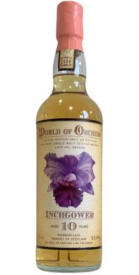 Inchgower 2009 JW World of Orchids Bourbon Cask #803608 Hauptstross 100 57.4% 700ml