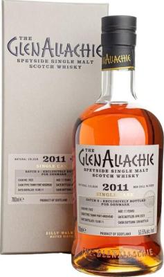 Glenallachie 2011 Tawny Port Hoghshead Batch 5 Exclusively Bottled for Denmark 53.5% 700ml