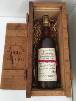 Macallan 1938 The Malt Pro Nobilate Hamburg Import 43% 750ml