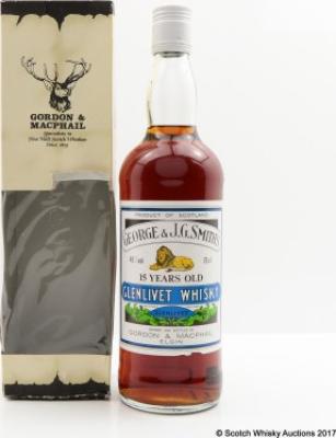 Glenlivet 15yo GM George & J.G. Smith's 46% 750ml