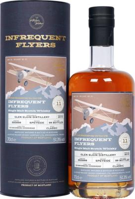 Glen Elgin 2010 AWWC Infrequent Flyers Bourbon Hogshead #800999 51.3% 700ml