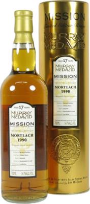 Mortlach 1990 MM Mission Gold Series Bourbon Oloroso Sherry 54.7% 700ml