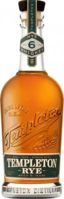 Templeton 6yo Rye Whiskey American Virgin Oak 45.75% 700ml