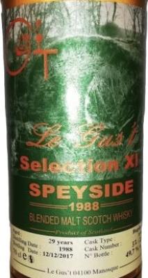 Speyside 1988 LEG Selection XI 29yo #403 49.7% 700ml