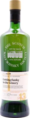 Craigellachie 2004 SMWS 44.89 Getting funky in the winery 2nd Fill Bourbon Barrel 56.9% 700ml