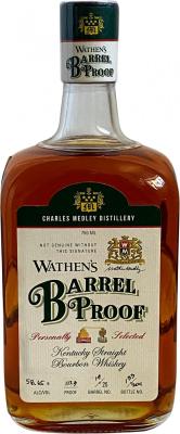 Wathen's Barrel Proof 19/25 Cask San Francisco 58.65% 750ml