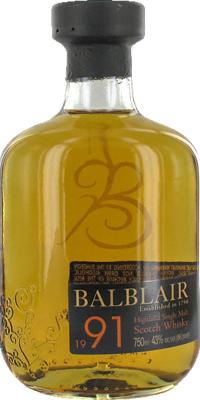 Balblair 1991 43% 750ml