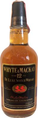 Whyte & Mackay 12yo W&M De Luxe Scotch Whisky 43% 750ml