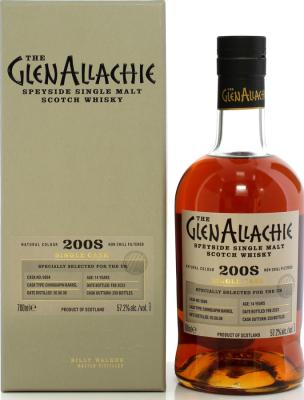 Glenallachie 2008 Distillery Bottling Chinquapin Barrel UK Exclusive 57.2% 700ml