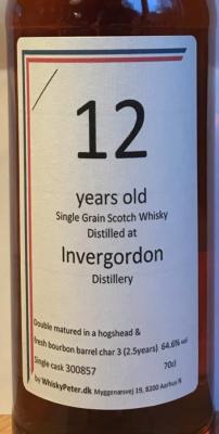 Invergordon 12yo WhB #300857 64.6% 700ml