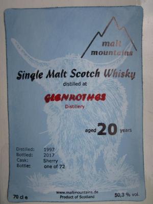 Glenrothes 1997 Mamo #6 20yo Sherry Cask 50.3% 700ml