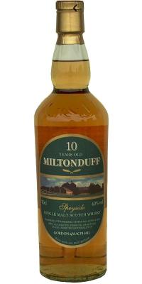 Miltonduff 10yo GM Licensed Bottling 40% 700ml