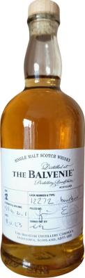 Balvenie 12yo Distillery Only Hand-Filled 1st fill Bourbon Barrel Warehouse 24 Tasting Bottling 59.4% 200ml