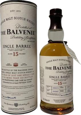 Balvenie 1997 Single Barrel Cask No.10361 15yo 47.8% 700ml