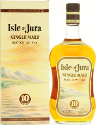 Isle of Jura 10yo Old Oval Label 43% 1000ml