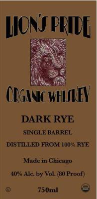 Lion's Pride Dark Rye Single Barrel Charred New American Oak Barrel 40% 750ml