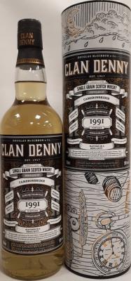 Cameronbridge 1991 McG Clan Denny Refill Butt DMG 12086 50% 700ml