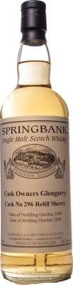 Springbank 1999 Private Bottling Cask Owners Glengarry Whiskyclub Refill Sherry #296 56.3% 700ml