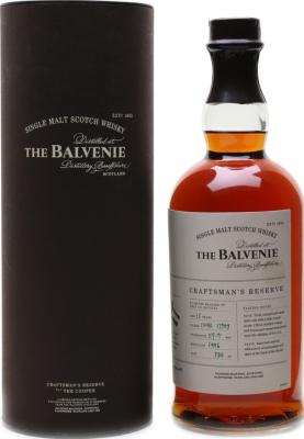 Balvenie 1996 The Cooper Craftsman's Reserve #1 10142 + 17949 Warehouse No. 24 59.4% 700ml