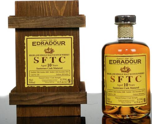 Edradour 2008 SFTC Sauternes Cask Matured #330 61.1% 500ml