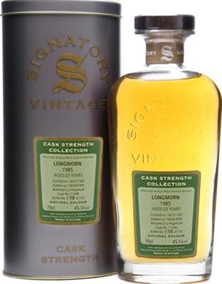 Longmorn 1985 SV Cask Strength Collection #11544 45.5% 700ml