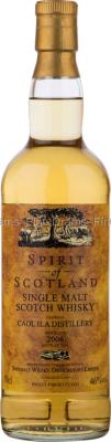 Caol Ila 2006 GM Spirit of Scotland 1st Fill Bourbon Barrel #305222 van Wees 46% 700ml