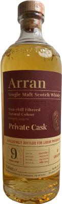 Arran 2011 Peated Bourbon Barrel Liquor Warehouse 56% 750ml