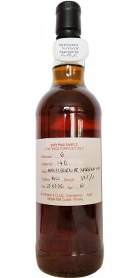 Hazelburn 2006 Duty Paid Sample For Trade Purposes Only Refill Marsala Hogshead Rotation 140 57.8% 700ml