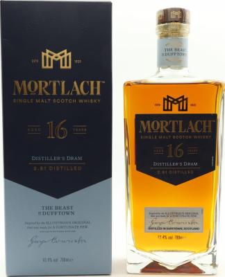 Mortlach 16yo Distiller's Dram Ex-Sherry 43.4% 700ml